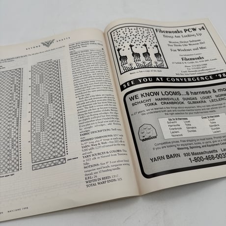 【F1_172】Handwoven May/June 1998  /INTERWEAVE PRESS