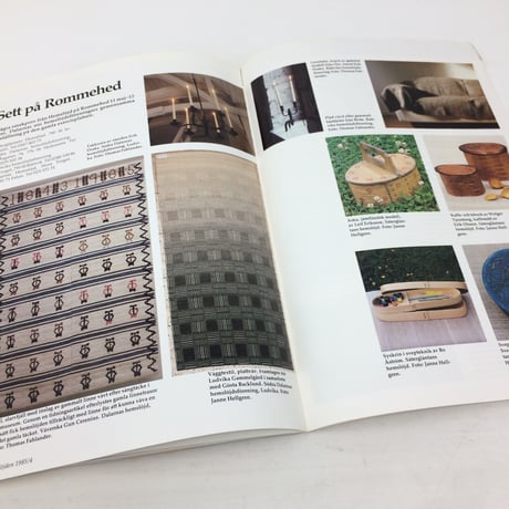 【古本】B188    Hemslöjden  Magazine  1985/4