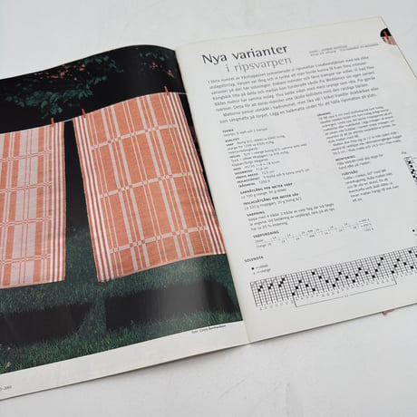 【F1_109】VAV MAGASINET nr 3:2002 /Scandinavian Weaving Magazine  /Scandinavian Weaving Magazine