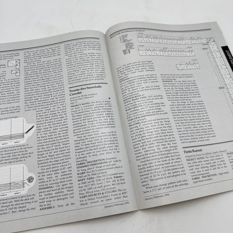 【F1_196】Handwoven January/February 1994  /INTERWEAVE PRESS