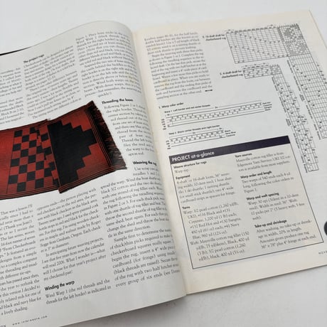 【F1_203】Handwoven November/December 2001  /INTERWEAVE PRESS