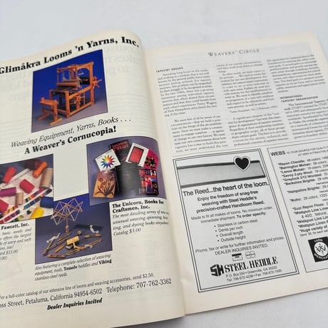 【F1_215】Handwoven May/June 1995  /INTERWEAVE PRESS