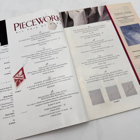 【F1_128】PIECEWORK November/Dicember 1997  /INTERWEAVE PRESS