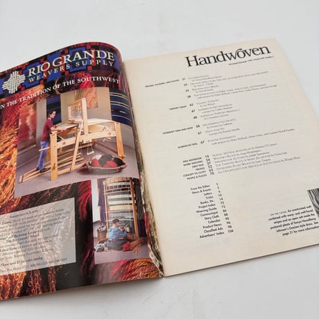 【F1_207】Handwoven November/December 1996  /INTERWEAVE PRESS