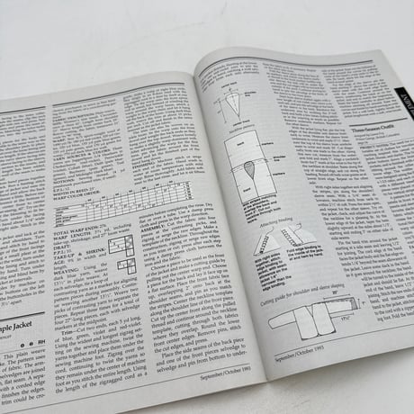 【F1_175】Handwoven  September/October 1993  /INTERWEAVE PRESS