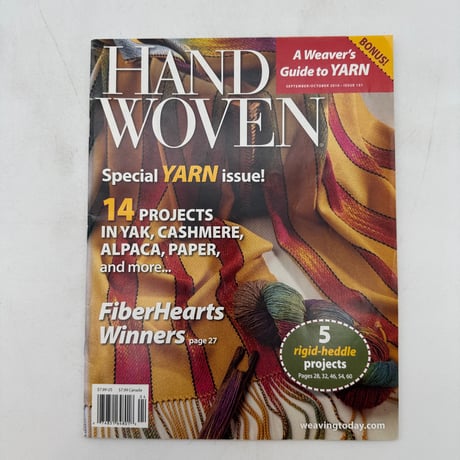 【F1_156】Handwoven  September/October 2010  /INTERWEAVE PRESS