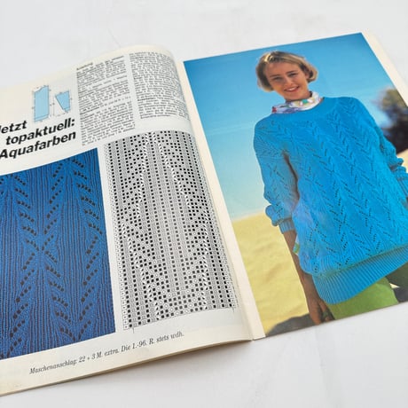【F1_101】Burda Maschenmuster 2/91 LOCHMUSTER /Aenne Burda GmbH & Co.