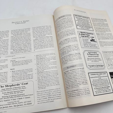 【F1_215】Handwoven May/June 1995  /INTERWEAVE PRESS