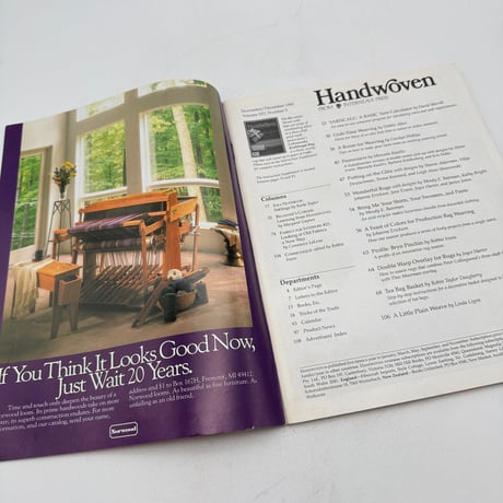【F1_195】Handwoven November/Dicember 1993  /INTERWEAVE PRESS