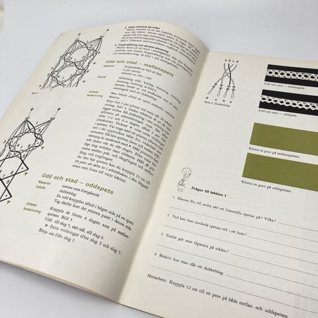 【B6_039】12 lektioner i knyppling /Kristina Malmberg