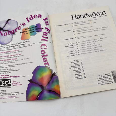 【F1_204】Handwoven January/February 1998  /INTERWEAVE PRESS