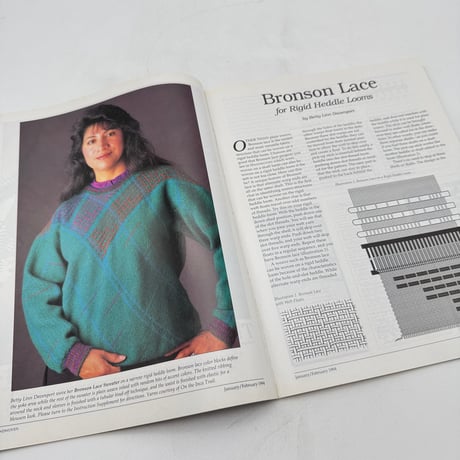 【F1_196】Handwoven January/February 1994  /INTERWEAVE PRESS