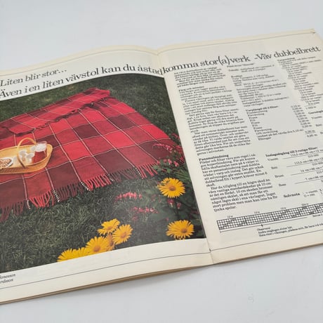 【F1_018】VAV MAGASINET Nr3 1983 /Scandinavian Weaving Magazine
