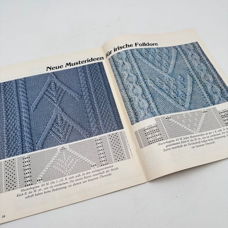 【F1_086】burda Maschenmuster 4/90 TRACHTEN & ARANS /Aenne Burda GmbH & Co.