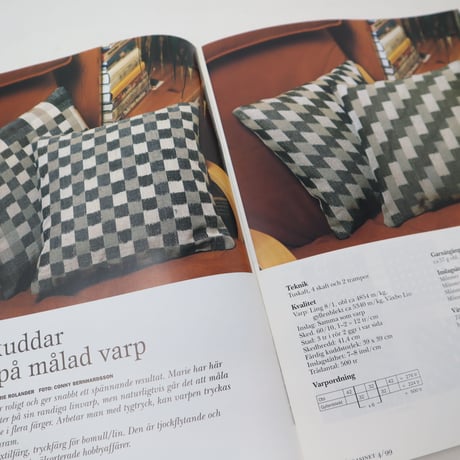 【古本】B2_266　Vav Magasinet　VÄVMAGASINET NR4 1999   英訳小冊子付