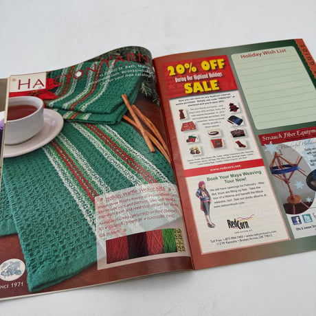 【F1_163】Handwoven November/Dicember 2010  /INTERWEAVE PRESS