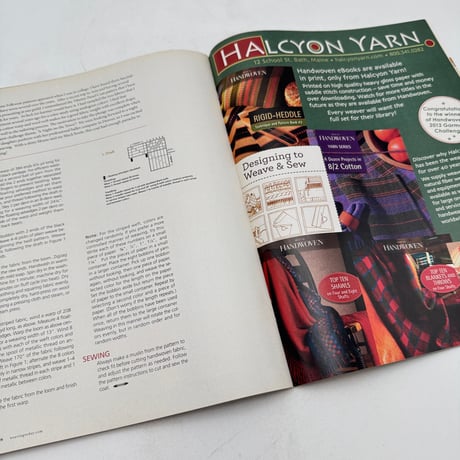 【F1_221】Handwoven  September/October 1993  /INTERWEAVE PRESS
