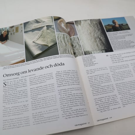 【古本】B2_139　Vav Magasinet　VÄVMAGASINET NR3 2009 日本語訳冊子付