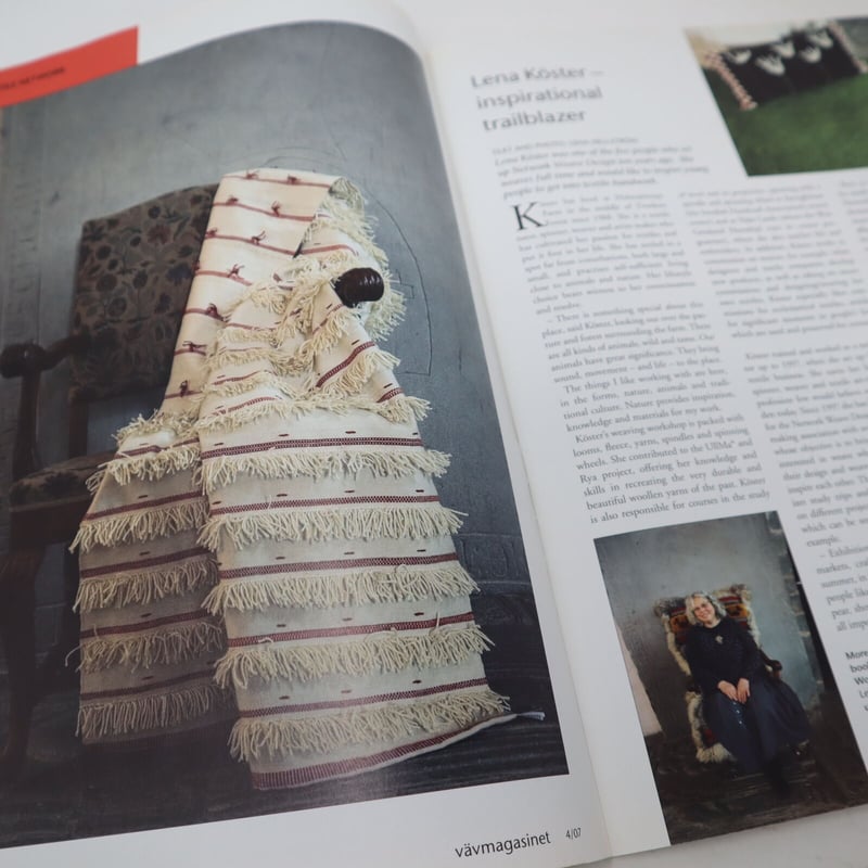 VÄV MAGASINET ￼￼スウェーデンの織物雑誌 2004年-2009年 VÄV MAGASINET ￼￼スウェーデンの織物雑誌 2004年-2009年 VÄV