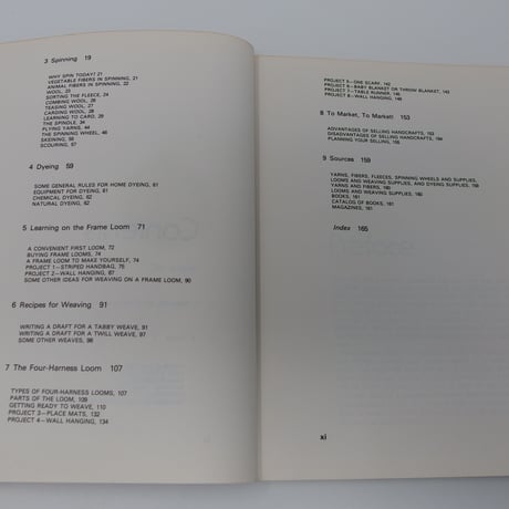 【古本】B3_078　Weaving, Spinning, and Dyeing /  Virginia G. Hower