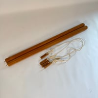 【DA478】幅65cm 子ろくろ棒2本セット木札付き