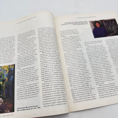 【F1_215】Handwoven May/June 1995  /INTERWEAVE PRESS