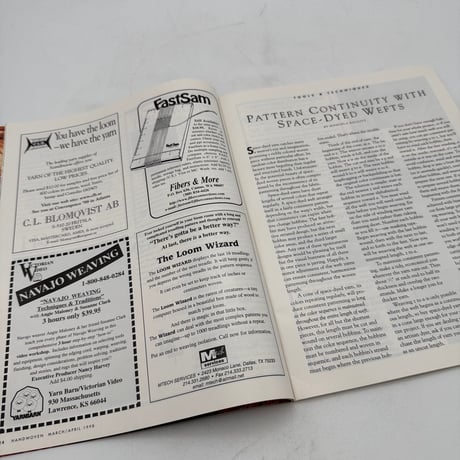 【F1_171】Handwoven March/April 1998  /INTERWEAVE PRESS