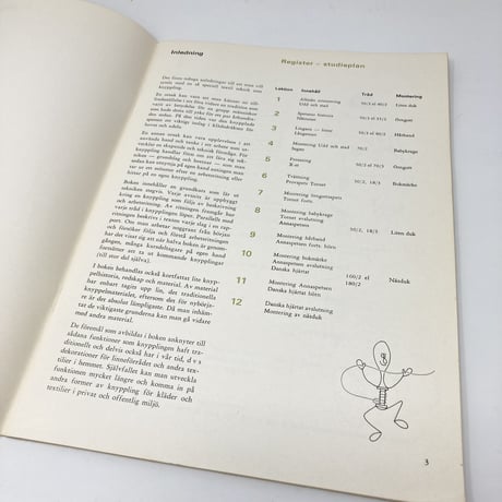 【B6_039】12 lektioner i knyppling /Kristina Malmberg