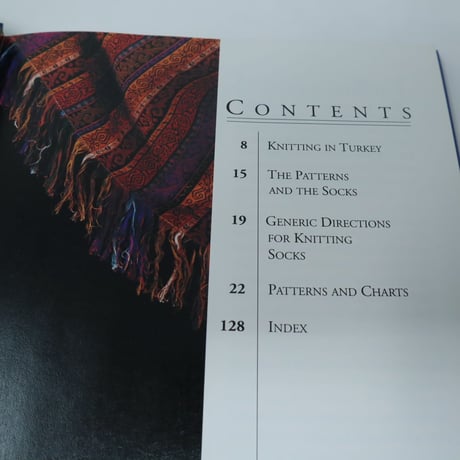 【古本】B4_064 Fancy Feet Traditional Knitting Patterns of Turkey/Anne Zilboorg
