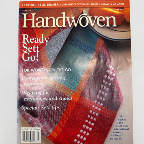 【F1_268】Handwoven May/June 2002  /INTERWEAVE PRESS