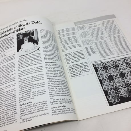 【古本】B207   Hemslöjden  Magazine   1989/3