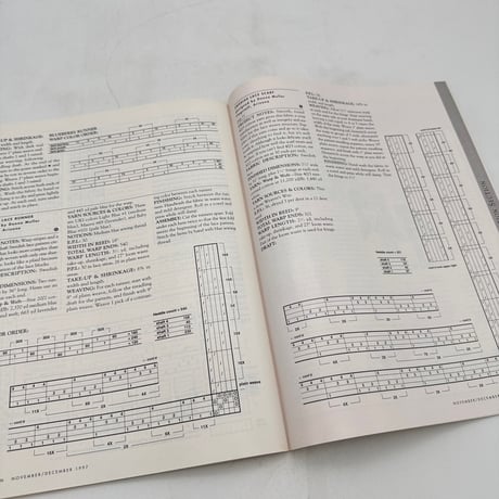 【F1_174】Handwoven November/Dicember 1997  /INTERWEAVE PRESS