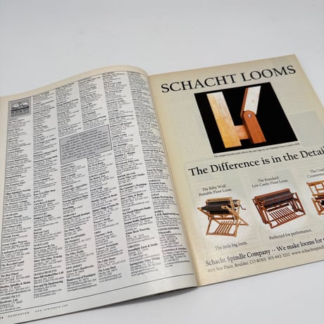 【F1_267】Handwoven March/April 2002  /INTERWEAVE PRESS