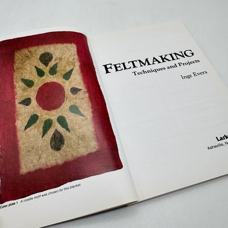 【F1_041】Feltmaking: Techniques and Projects /Inge Evers