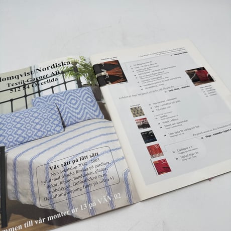 【F1_109】VAV MAGASINET nr 3:2002 /Scandinavian Weaving Magazine  /Scandinavian Weaving Magazine