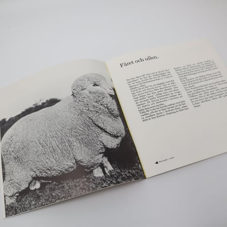 【古本】B4_097　Ull för den moderna människan　現代人のためのウール