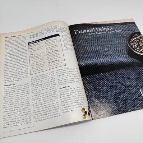 【F1_265】Handwoven November/Dicember 2001  /INTERWEAVE PRESS