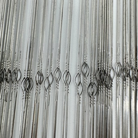 【D519】<日光印>ステンレス綜絖 長さ33cm 370本
