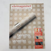 【F1_111】VAV MAGASINET nr 1:2002 /Scandinavian Weaving Magazine  /Scandinavian Weaving Magazine 英訳付