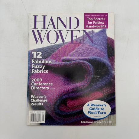 【F1_155】Handwoven January/February 2009  /INTERWEAVE PRESS