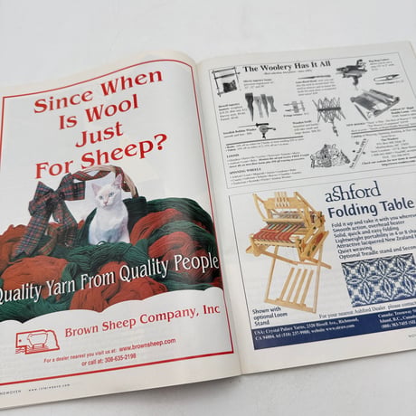 【F1_203】Handwoven November/December 2001  /INTERWEAVE PRESS