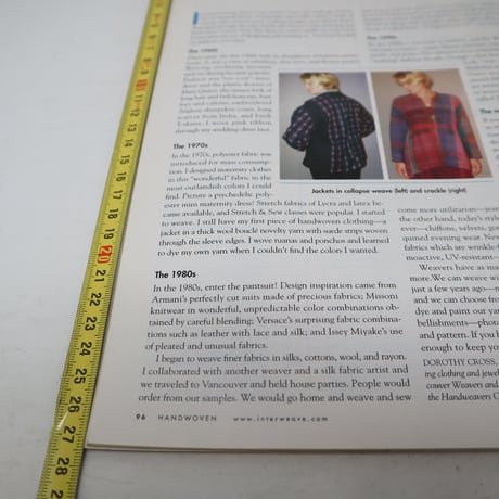 【古本】B2_211　HANDWOVEN March / April 2004