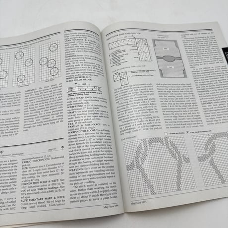 【F1_214】Handwoven May/June 1994  /INTERWEAVE PRESS