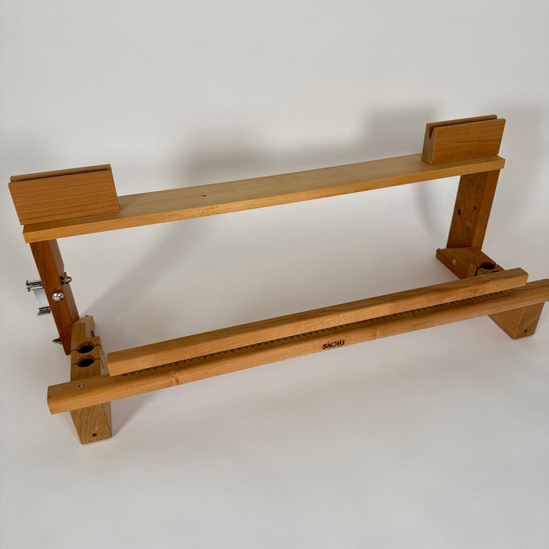 DA203】<さをり> 60用 巻取経通台（筬受けブロック、分配筬付