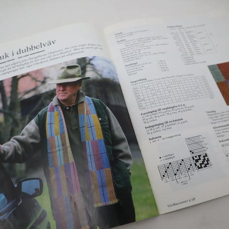 【古本】B2_261　Vav Magasinet　VÄVMAGASINET NR3 1998　英訳小冊子付