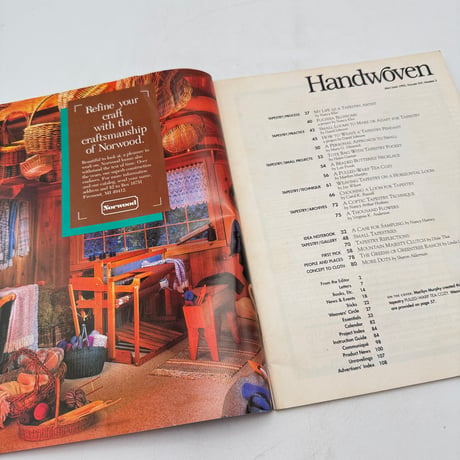 【F1_215】Handwoven May/June 1995  /INTERWEAVE PRESS