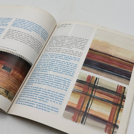 【F1_282】Färg Form Material - Studieplan till Stora vävboken /Laila Lundel /ICA bokförlag