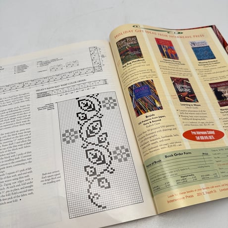 【F1_176】Handwoven November/Dicember 1998  /INTERWEAVE PRESS