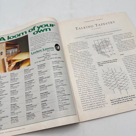 【F1_207】Handwoven November/December 1996  /INTERWEAVE PRESS