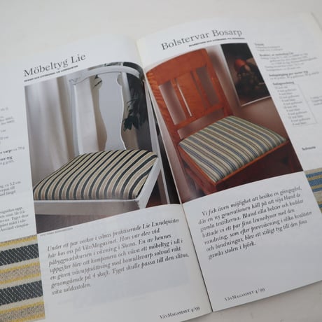 【古本】B2_266　Vav Magasinet　VÄVMAGASINET NR4 1999   英訳小冊子付